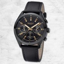 Regent Reloj De Cuero Para Hombre Con Correa De Cuero URBA768