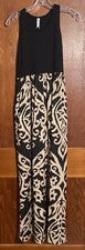 Maxi Vestido Euovmy Negro Sin Mangas Corredor Espalda Largo Vestido Bolsillos Para Mujer Talla M
