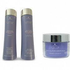 (3 Piezas) Champú y Acondicionador Reparador de Bond Antiedad Alterna Caviar 8.5 y Mascarilla