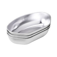 3 St??ck Edelstahl geteilt Dampftablett Set f??r Eier und Lebensmittel D?mpfen