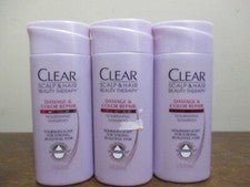 3 champú transparente para reparación de daños y color de cuero cabelludo y cabello conquistador de calor 1,7 OZ