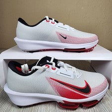 Nike Air Zoom Infinity Tour 2 Golf Rojo/Blanco Para Hombre Talla 10.5 Nuevo FD0217-101