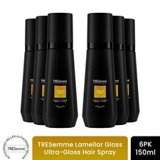 Spray para el cabello TRESemme brillo laminar ultra brillo brillo impulso cuidado del cabello 150 ml, paquete de 6