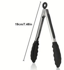 Multiusos de Cocina Pinza Con Silicona Puntas,Barbacoa,Bistec,Utensilios Cocina