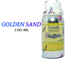 Aceite de perfume concentrado Surrati Golden Sand, envasado de 100 ml, aceite Attar.
