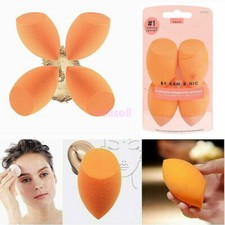 1-4 PIEZAS Aplicador de Maquillaje de Belleza Base Licuadora Esponja Suave Impecable