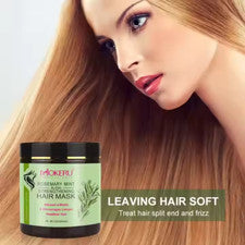 2 x Mascarilla Cabello Fortalecedora Romero Menta Cabello Más Largo y Saludable 500 ml