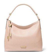 Nuevo Bolso de Hombro Michael Kors Para Mujer Lexington Cuero Guijarro Grande Rosa Suave