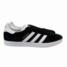 Adidas Gazelle Core Negro Nube Blanco Dorado Metálico Zapatos BB5476 Para hombres Talla 9.5-12