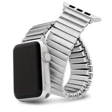 Correa de reloj elástica de acero inoxidable premium para Apple Iwatch 38/40/42/44/49 mm