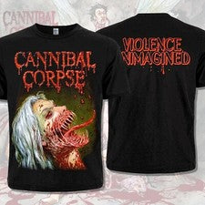 Camiseta Cannibal Corpse "Violence Unimagined" (2021). Brutal Death Metal.