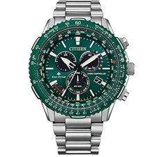 CITIZEN PROMASTER CB5004-59W Verde Atomic Eco Drive Pilot Cronógrafo Japón Nuevo
