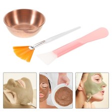 3 juegos de mascarillas faciales cuidado hágalo usted mismo herramientas de belleza cepillo facial aplicador suministros