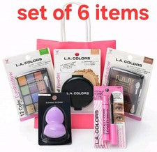 Set de regalo de maquillaje sombra de ojos polvo rímel bolsa de esponja