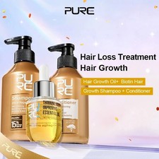 Champú acondicionador reparador profundo y crecimiento de jengibre suero aceite anti pérdida de cabello