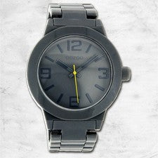 Oozoo Unisex Reloj de Pulsera Vintage Series Analógico Plástico Gris Oscuro UOC3683A