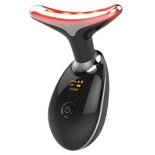 Masajeador facial y de cuello LED dispositivo de belleza recargable herramienta facial para el cuidado de la piel 7 en 1