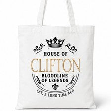Bolso Shopper Casa Of Algodón Apellido Familiar CLIFTON
