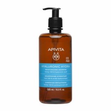 Champú Hidratante Apivita Hialurónica Hidra 500 ml, Aloe, Miel, Vitamina E