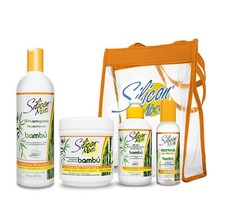 Mezcla de silicona | Colección de cuidado del cabello de bambú