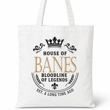 Bolso Shopper House Of Cotton Apellido Familiar BANES