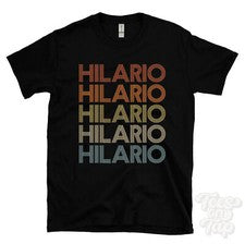 CAMISETA HILARIO ESTILO RETRO REPETIDO Hombre y Mujer Novedad Genial Nombre Regalo