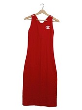Vestido deportivo de mujer Champion rojo talla 36 S estampado de logotipo