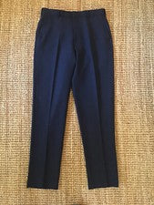 NUEVO Pantalones de chándal Forever 21 a rayas para hombre GRANDES azul marino baloncesto estilo vintage