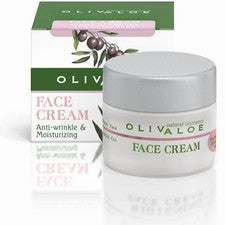 OLIVALOE 143 - Crema facial normal/seca, aloe vera/aceite de oliva, cosmética natural