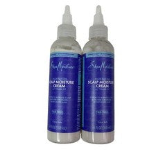 Lote de 2 cremas hidratantes para cuero cabelludo manteca de karité aloe vitamina B3 4 oz 5% usadas