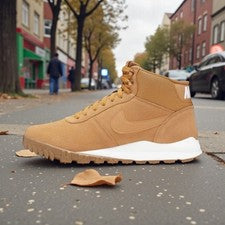 Nike Hoodland Gamuza 'Haystack' Hombres Tenis Botas 654888 727 (NUEVO)