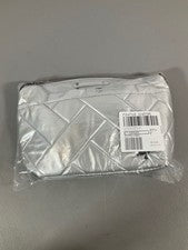 Bolso Bandolera Lug Flare 2 Metálico Plateado - RFID, Llave Retráctil, Barra de Dijes
