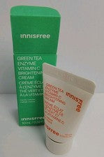 Crema facial verde Innisfree nueva en caja 10 ml/.33 FL. OZ. Cuidado de la piel iluminador