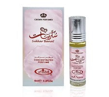 Aceite de perfume concentrado Al Rehab 6 ml Sukkar Banat rollo en fruta aroma floral