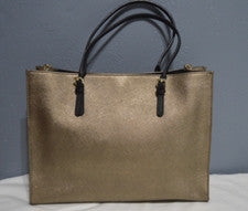 Bolso de hombro antiguo de cuero bronce de Calvin Klein para mujer
