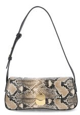 Bolso de Hombro Time & Tru Goldie Estampado de Serpiente Imitación Cuero Baguette Y2K Nuevo con Etiquetas