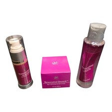 CUIDADO SERIO DE LA PIEL Reservatrol Drench Facial Lote de 3 (Crema, Fusión, X5)