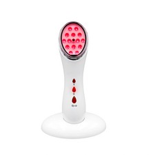 Dispositivo facial con luz LED para uso doméstico máquina de belleza para el cuidado de la piel con luz roja azul