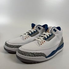 Jordan 3 Retro Wizards Blanco Metálico Cobre Azul Verdadero CT8532-148 Hombres Talla 11