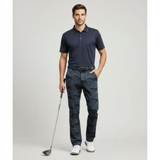 Pantalones camuflados de golf Edwin para hombre talla XL calce ajustado frente plano