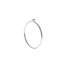 Plata de ley, satacker de plata con circonita cúbica, anillo