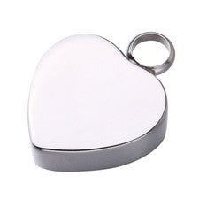 Perfume Bottle Pendant Stainless Steel Necklace for Women Ladies Heart