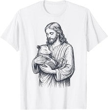Camiseta Jesus Holding Opossum