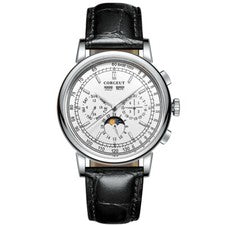 42mm CORGEUT Fase Lunar Fecha Semana Multifunción Gaviota Reloj Automático Hombre
