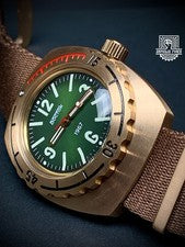 Vostok Amphibia 1967 BRONZE 90808B - Brand New - Sent from Barcelona