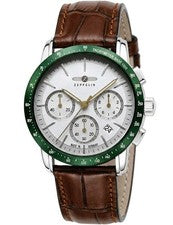 Zeppelin 8878-4 Reloj Hombre New York Cronógrafo 43mm 5ATM