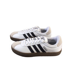 Adidas Para Hombres VL Court 3 Zapatilla Blanca Negra Gris Talla 10 Zapato de Monopatín Nuevo