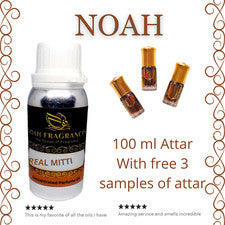Mitti Attar Petrichor de Noah, aceite de perfume concentrado, 100 ml, aceite Attar.