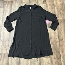 Vestido túnica negra Live 4 Truth Maternity Fashion para mujer talla L