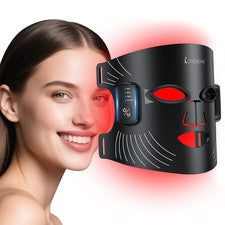 Mascarilla LED inalámbrica para cuidado de la piel en el hogar y tratamiento de autocuidado